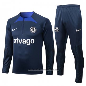 Sueter de Treinamento Chelsea 2022-2023 Azul