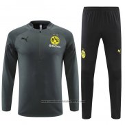 Sueter de Treinamento Dortmund 2022-2023 Cinza