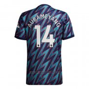 Camisola Arsenal Jogador Aubameyang 3º 2021-2022