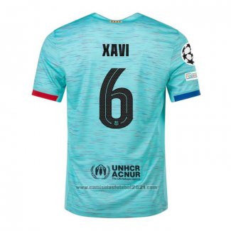 Camisola Barcelona Jogador Xavi 3º 2023-2024