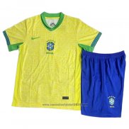 Camisola Brasil 1º Crianca 2024