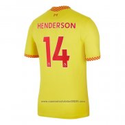 Camisola Liverpool Jogador Henderson 3º 2021-2022