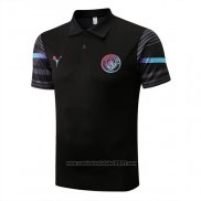 Camisola Polo del Manchester City 2022-2023 Preto