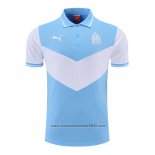 Camisola Polo del Olympique Marsella 2022-2023 Azul Y Branco