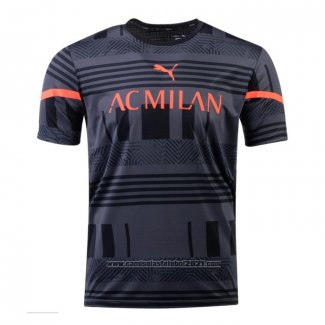 Camisola Pre-jogo AC Milao 2022 Preto