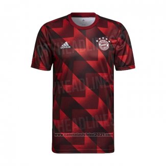 Camisola Pre-jogo Bayern de Munique 2022 Vermelho e Preto