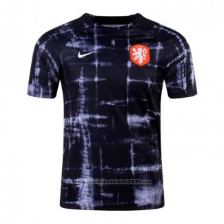 Camisola Pre Match del Holanda 2022 Preto