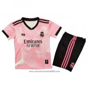 Camisola Real Madrid Porteiro Crianca 2021-2022 Rosa