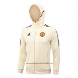 Jaqueta Hoodie Manchester United 2023-2024 Amarelo