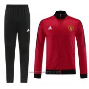 Jaqueta de Treinamento Manchester United 2023-2024 Vermelho