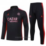 Sueter de Treinamento Paris Saint-Germain Jordan 2023-2024 Preto