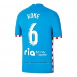 Camisola Atletico Madrid Jogador Koke 3º 2021-2022