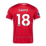 Camisola Liverpool Jogador Gakpo 1º 2023-2024