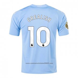 Camisola Manchester City Jogador Grealish 1º 2023-2024