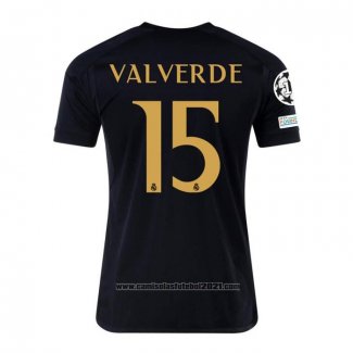 Camisola Real Madrid Jogador Valverde 3º 2023-2024