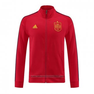 Jaqueta Espanha 2022-2023 Vermelho