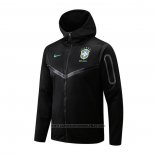 Jaqueta Hoodie Brasil 2022-2023 Preto