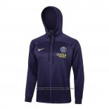 Jaqueta Hoodie Paris Saint-Germain 2023-2024 Purpura