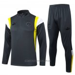 Sueter de Treinamento Dortmund 2023-2024 Cinza